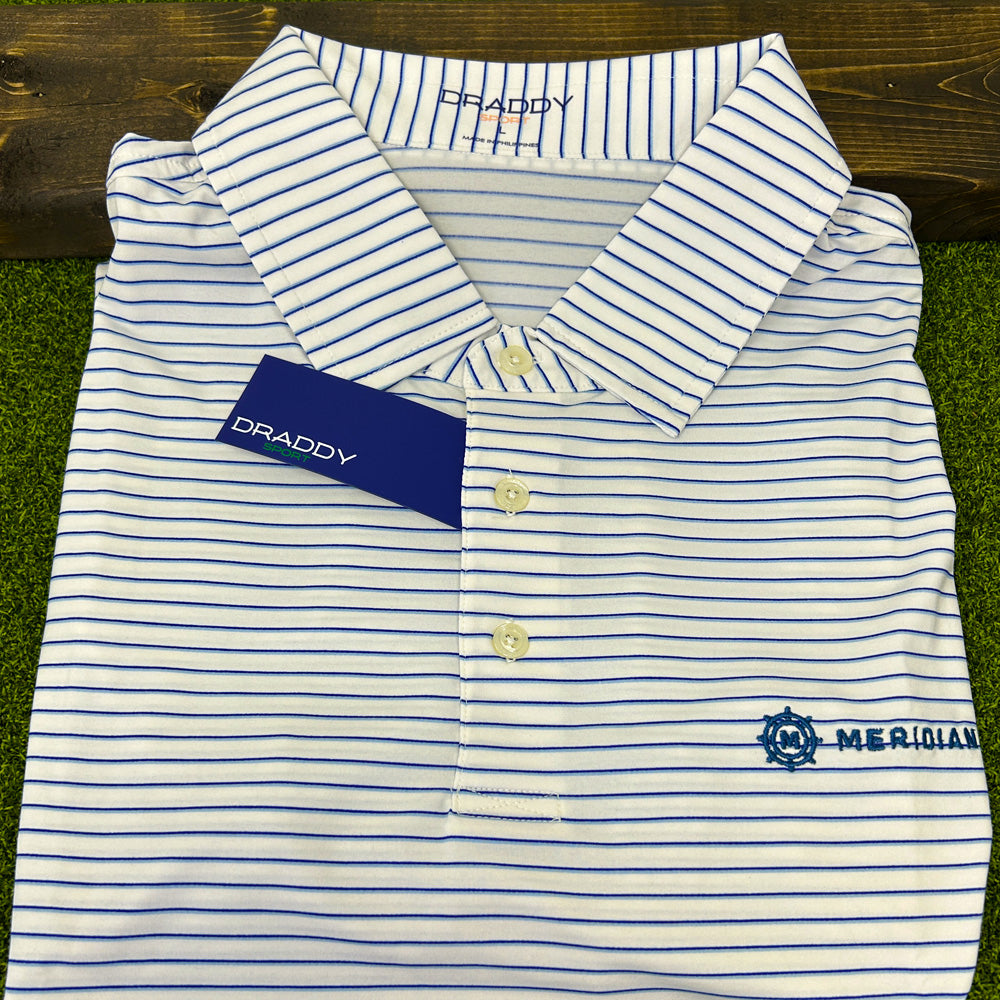 B Draddy Sport Polo (Blue/White)