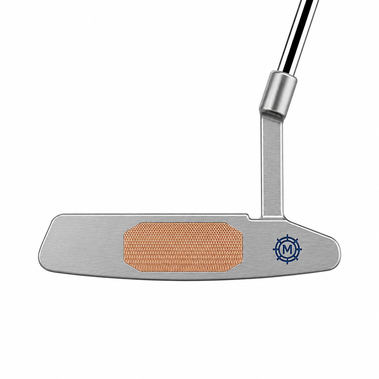 Charleston Putter Mid Slant with Copper Insert Fine Fly Cut