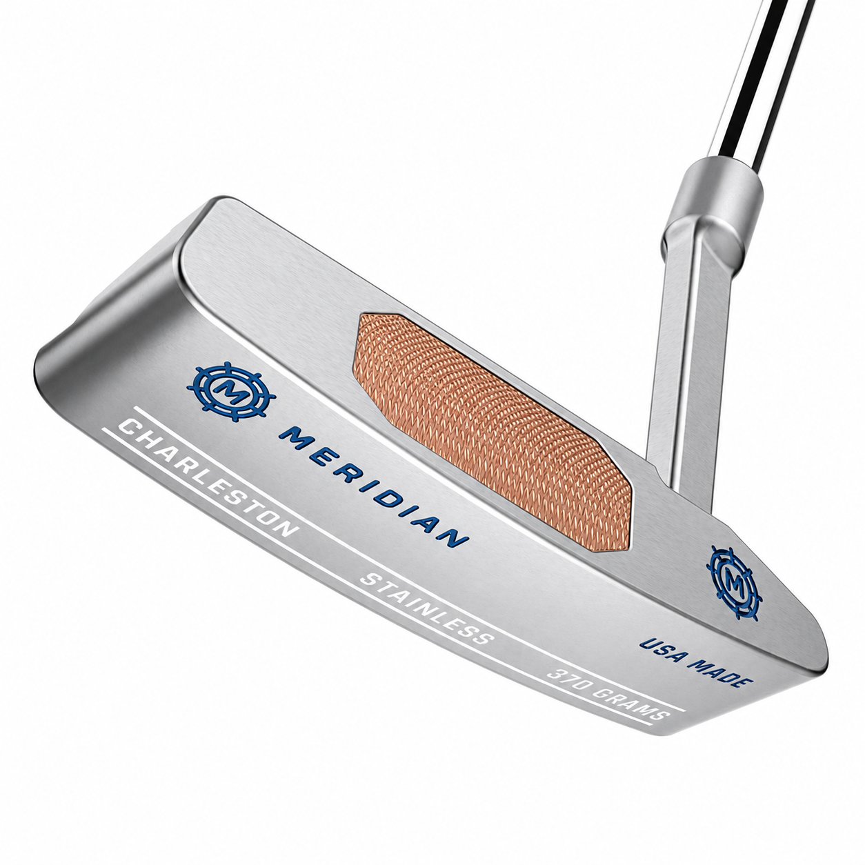 Charleston Putter Mid Slant with Copper Insert Fine Fly Cut