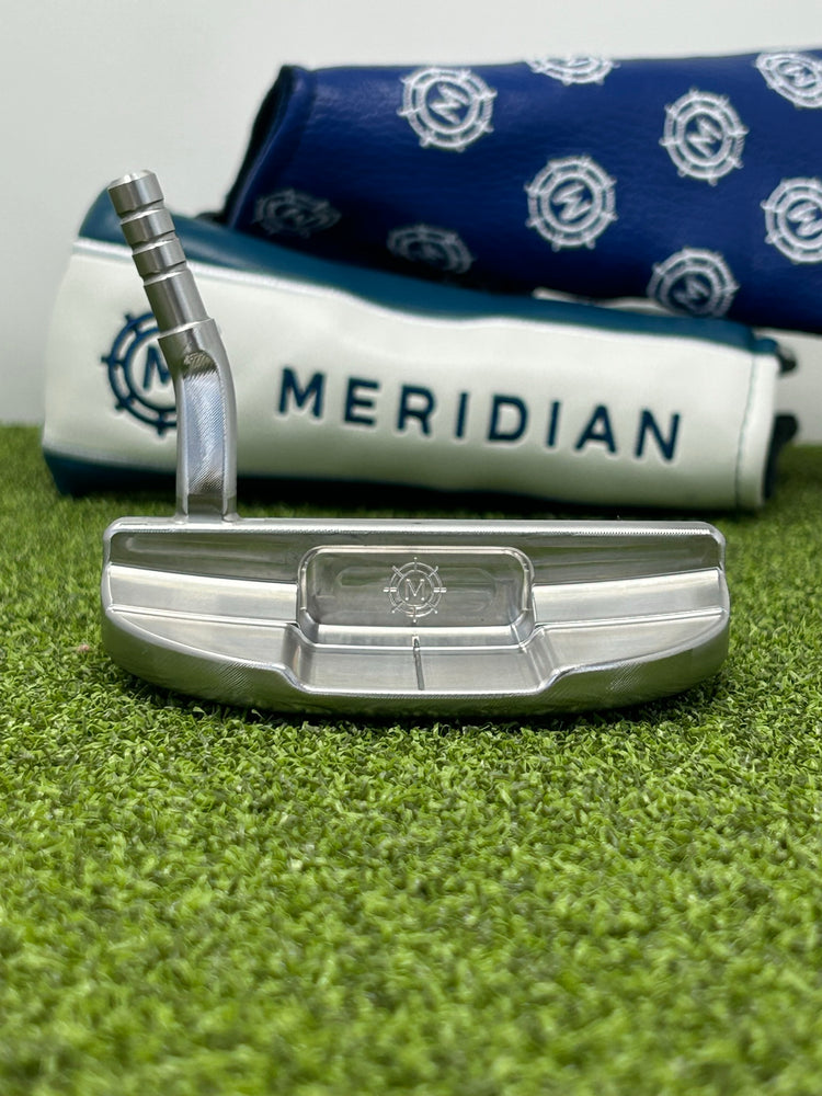 Tybee Putter with Copper Insert and Meridian Cut Finish