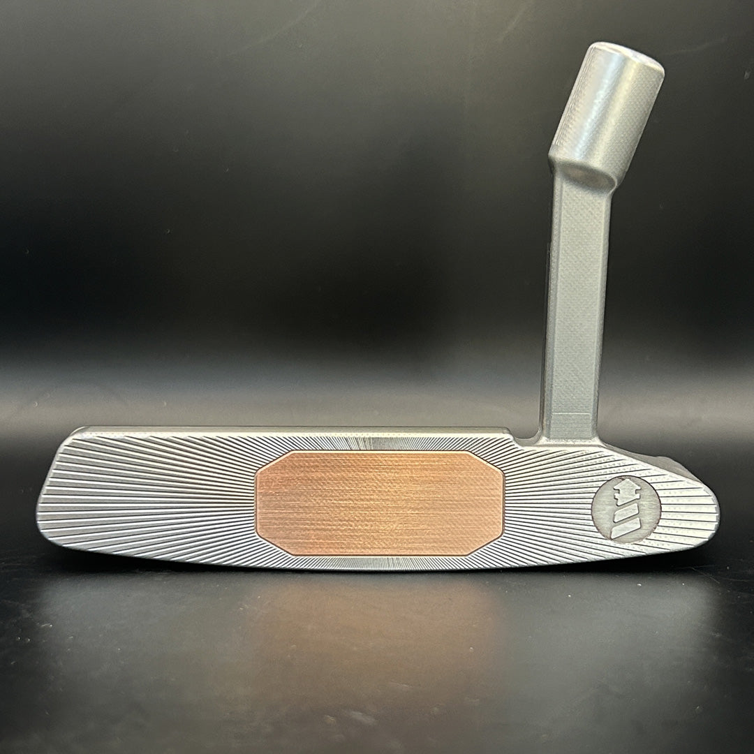Charleston Putter Mid Slant with Copper Insert and Sunrise face finish