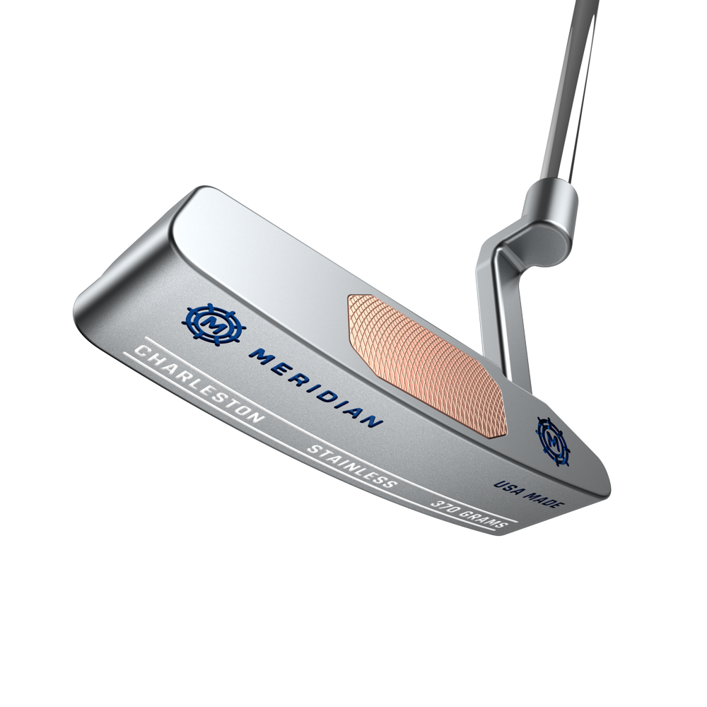 Charleston Putter Plumbers Neck with Copper Insert Fine Fly Cut