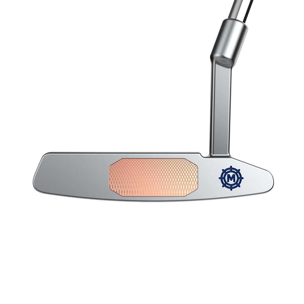 Charleston Putter Mid Slant with Copper Insert Fine Fly Cut