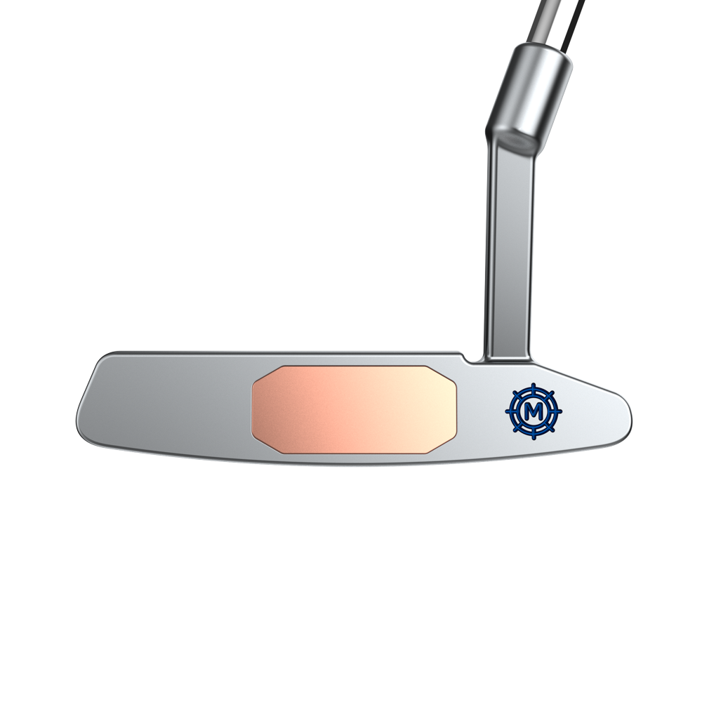 Charleston Putter Mid Slant with Copper Insert and Smooth Cut