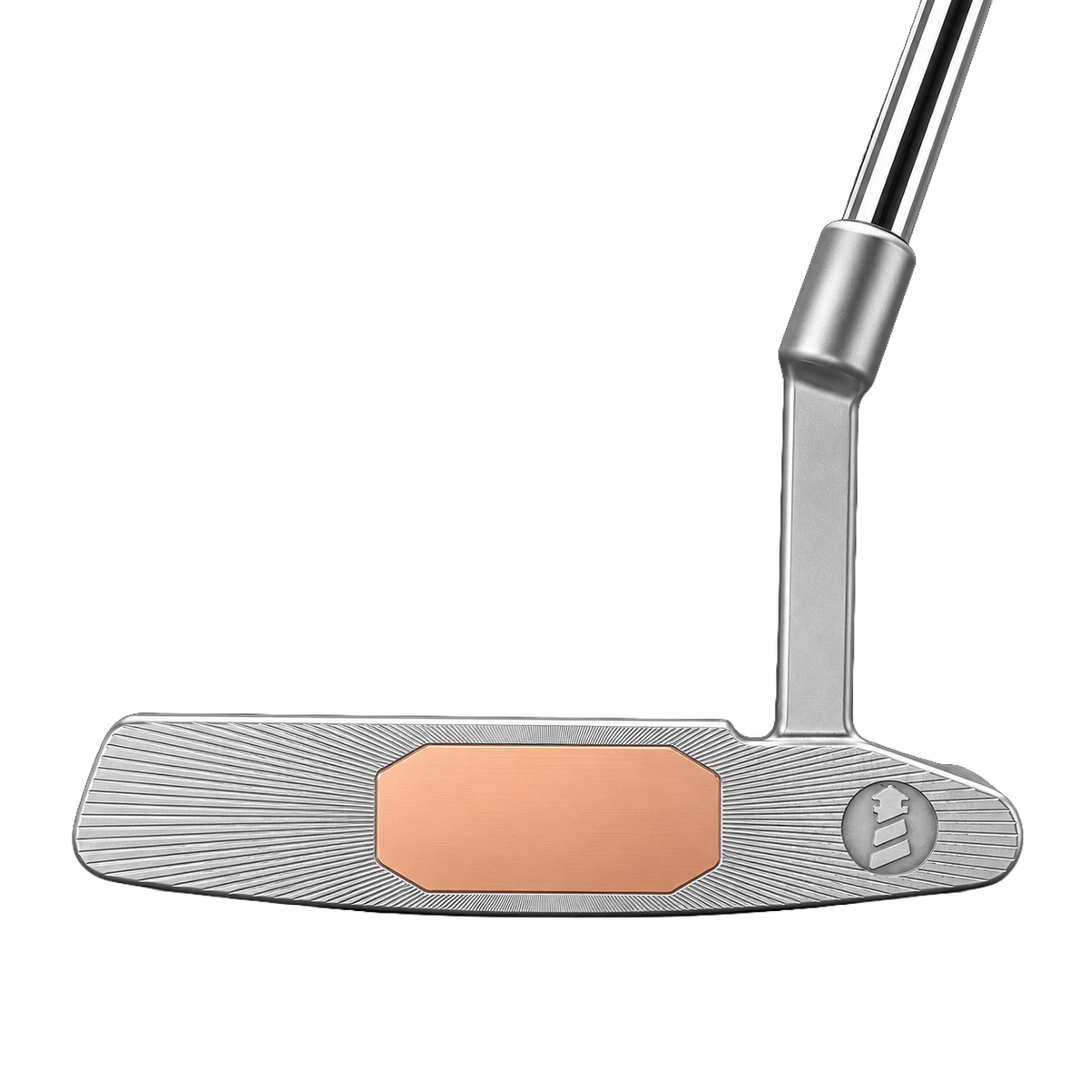 Charleston Putter Mid Slant with Copper Insert and Sunrise face finish