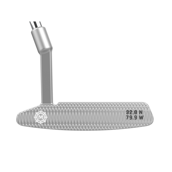 Left Hand,Fly Cut,34",Silver Chrome,Standard,Super Stroke Traxion Pistol GT 1.0,Meridian Raw,Mid Slant